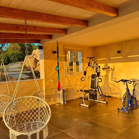 Stanza In Amaca Angolo Di Paradiso Piscina Riscaldata E Sauna Raggi Infrarossi * 阿尔扎凯纳